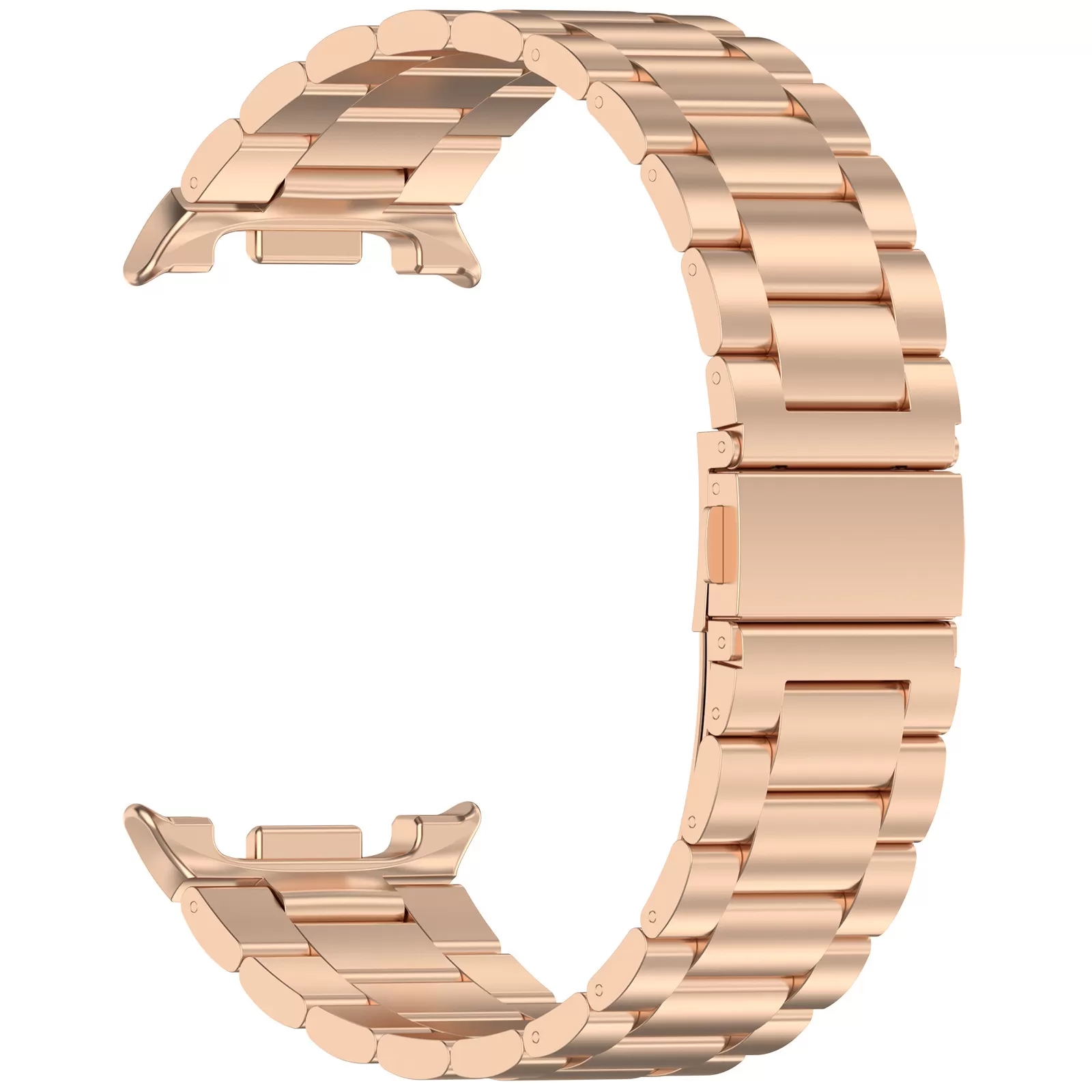 INF Elegant armband i rostfritt stål för Galaxy Watch 8-serien Rose guld