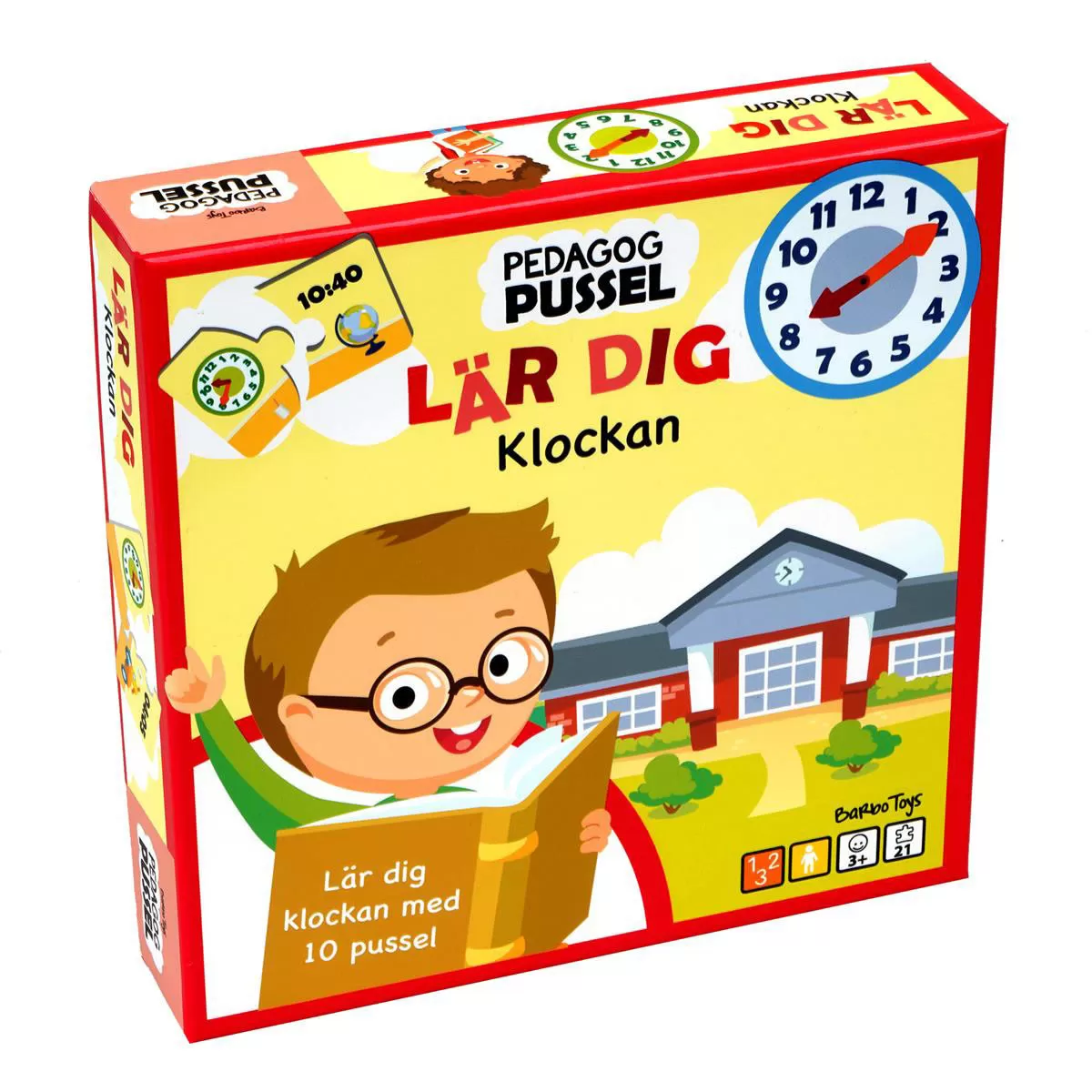 BARBO TOYS Pussel Classic Pedagog Pussel Lär Dig Klockan (SE)