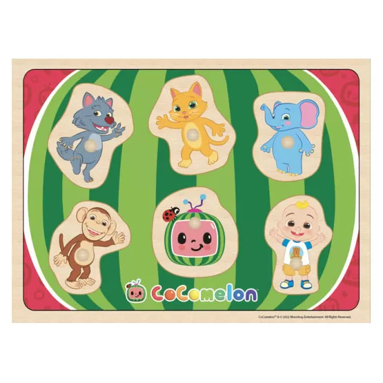 BARBO TOYS Cocomelon Shaped Wooden Puzzle