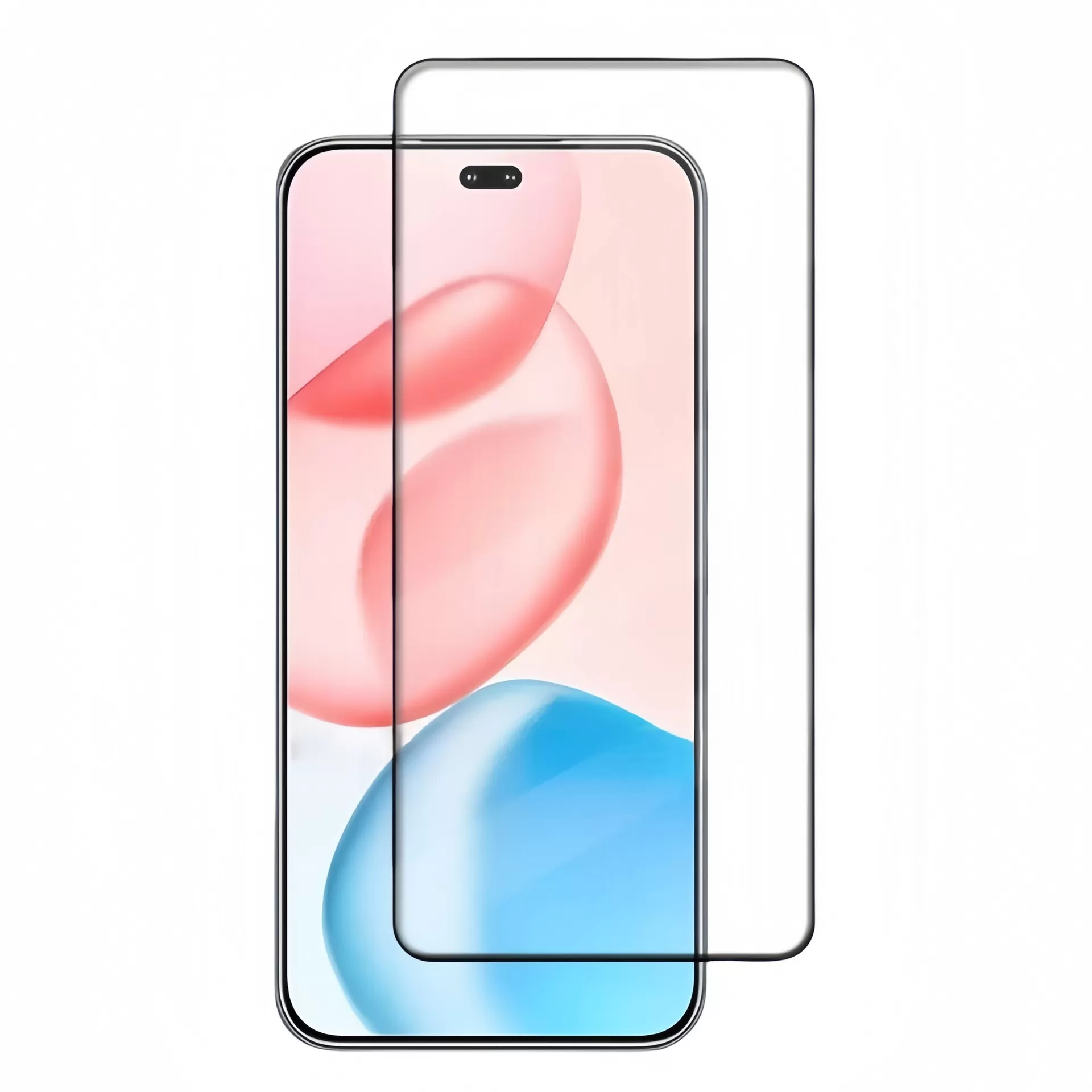 INF Härdat glasskydd för Honor 200 - Svart kant