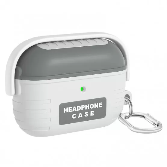 INF Skyddande silikonfodral för Apple AirPods 3 Ljusgrå