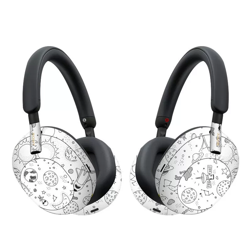 INF Kompatibel med Sony WH-1000XM3 Fashion Hörlurar Fodral Klistermärke Flerfärgad 4