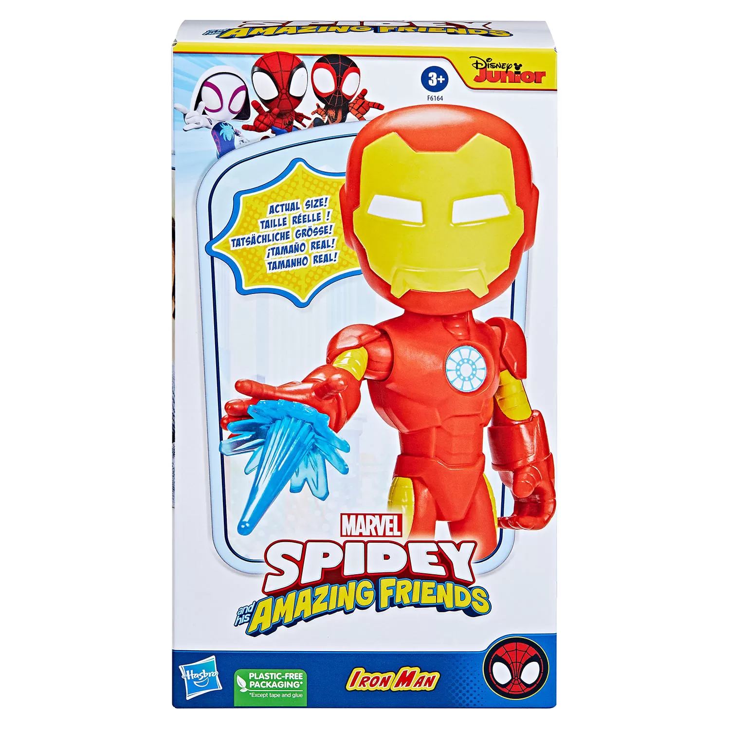MARVEL Spidey And His Amazing Friends Supersized 9 Inch Figure Iron Man