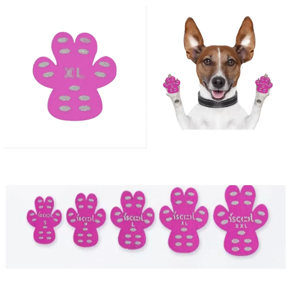 INF 24 st Nya Halkfria Vattentäta Hundtasskydd XXL Rosa