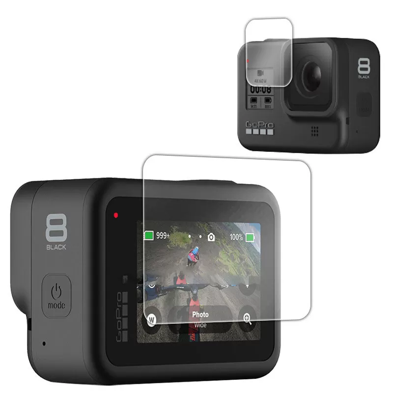 INF GoPro HERO 9 Black Härdat Glasskärmskydd