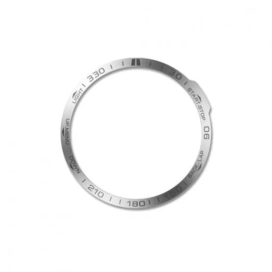 INF Stilren ram kompatibel med Garmin Fenix ​​7X Silver