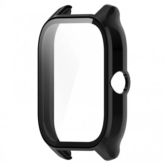 INF Kompatibel med Amazfit GTS4 Transparent Vit Fodral - PC + Härdad Film