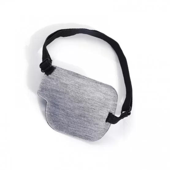 INF 3D Ögonmask med Justerbart Vänster Öga Spänne - Grå