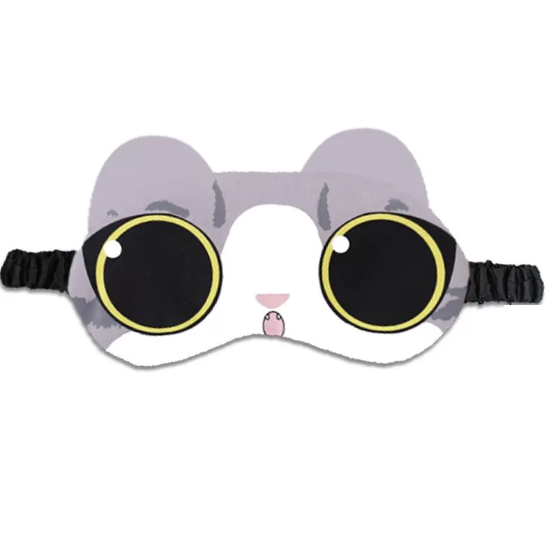 INF Justerbar Sovmask med Roligt Uttryck (2-pack)