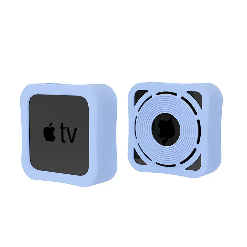 INF Silikonhelskydd för Apple TV 4K (2021) Blå