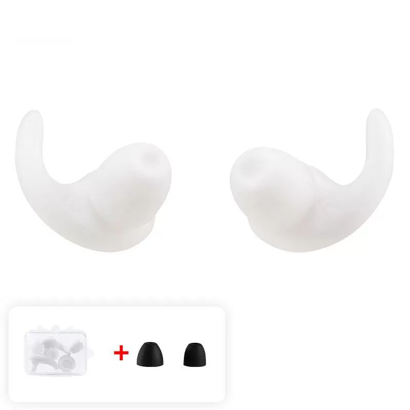 INF Bekväma brusreducerande öronproppar för sömn och ljudisolering Vit