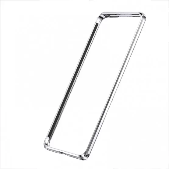 INF Snyggt silverfärgat stötfodral i aluminiumlegering för iPhone 12 iPhone 12 Pro Max Silver iPhone 12/12 Pro