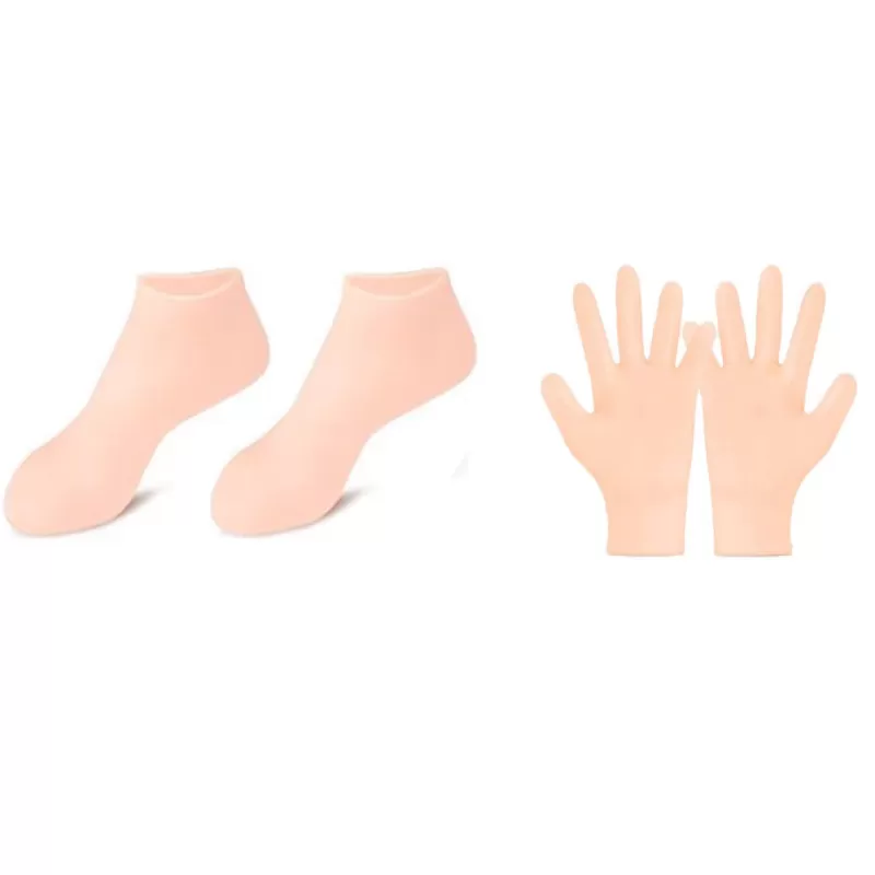 INF Silikon Moisturizing Gel Strumpor och Handskar Set