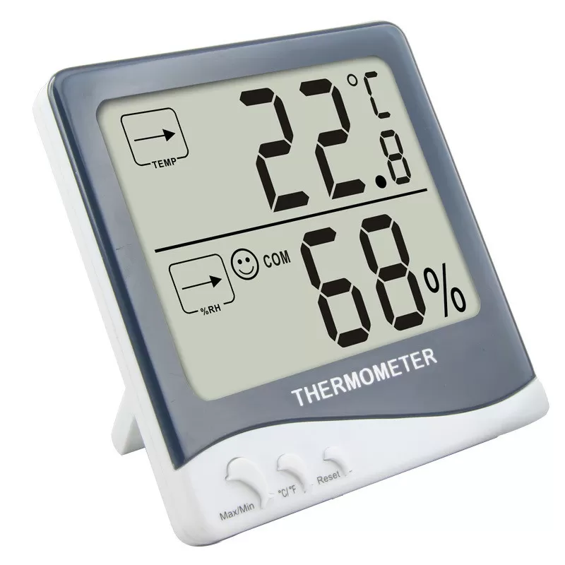 INF Digital LCD Inomhus Termometer Hygrometer Fuktighetsmätare