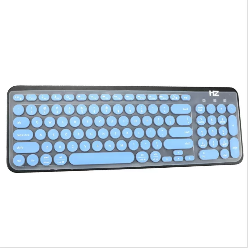 INF Skyddande Silikonskal för Logitech K780 Trådlöst Bluetooth Tangentbord, Kompatibelt med Logitech K780, Blått, Dammtätt och
