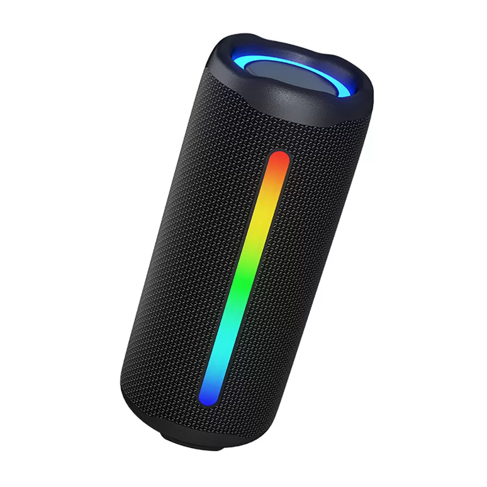 INF Svart RGB-ljus Trådlös Bluetooth-högtalare