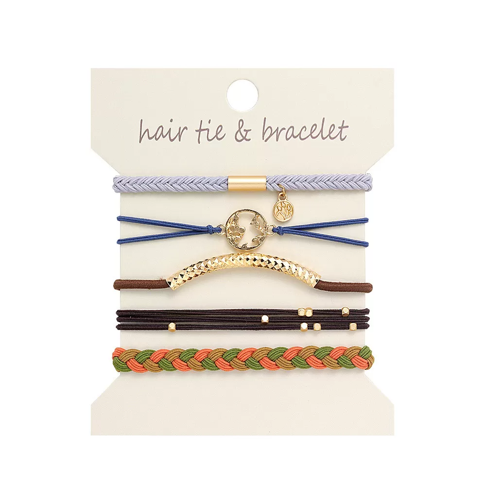 INF Hårbandarmband med gyllene karta - Stilfull accessoar