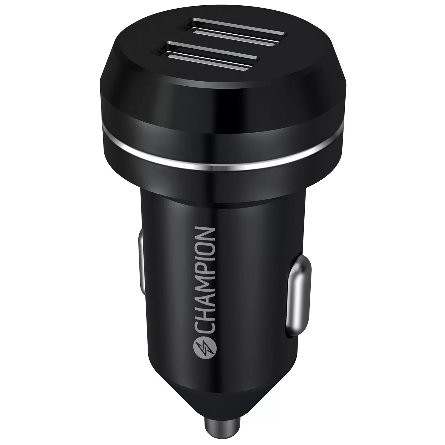 Champion Billaddare 24W 2-Port Svart