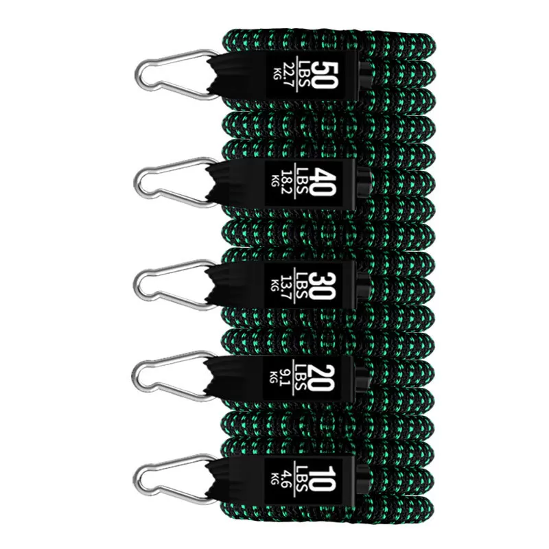 INF 200lb Resistance Band Set - 11pcs TPE Anti-Snap Workout Bands for Full Body Training