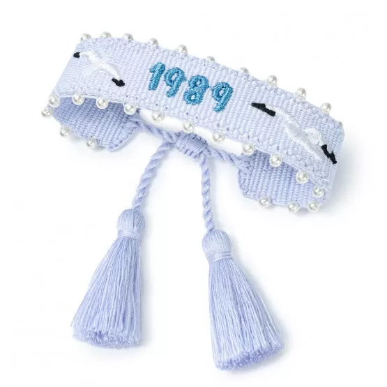 INF Pärlbesatt flätat armband med broderade bokstäver - Justerbart vänskapsarmband Lila