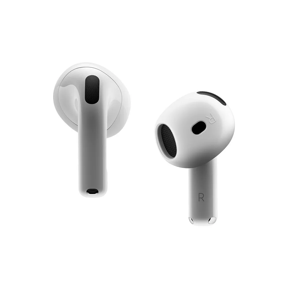 INF Silikon Öronproppar för compatible with Apple AirPods 4 - 2 Par, Bekväma och Halkfria Hörlurar Transparent