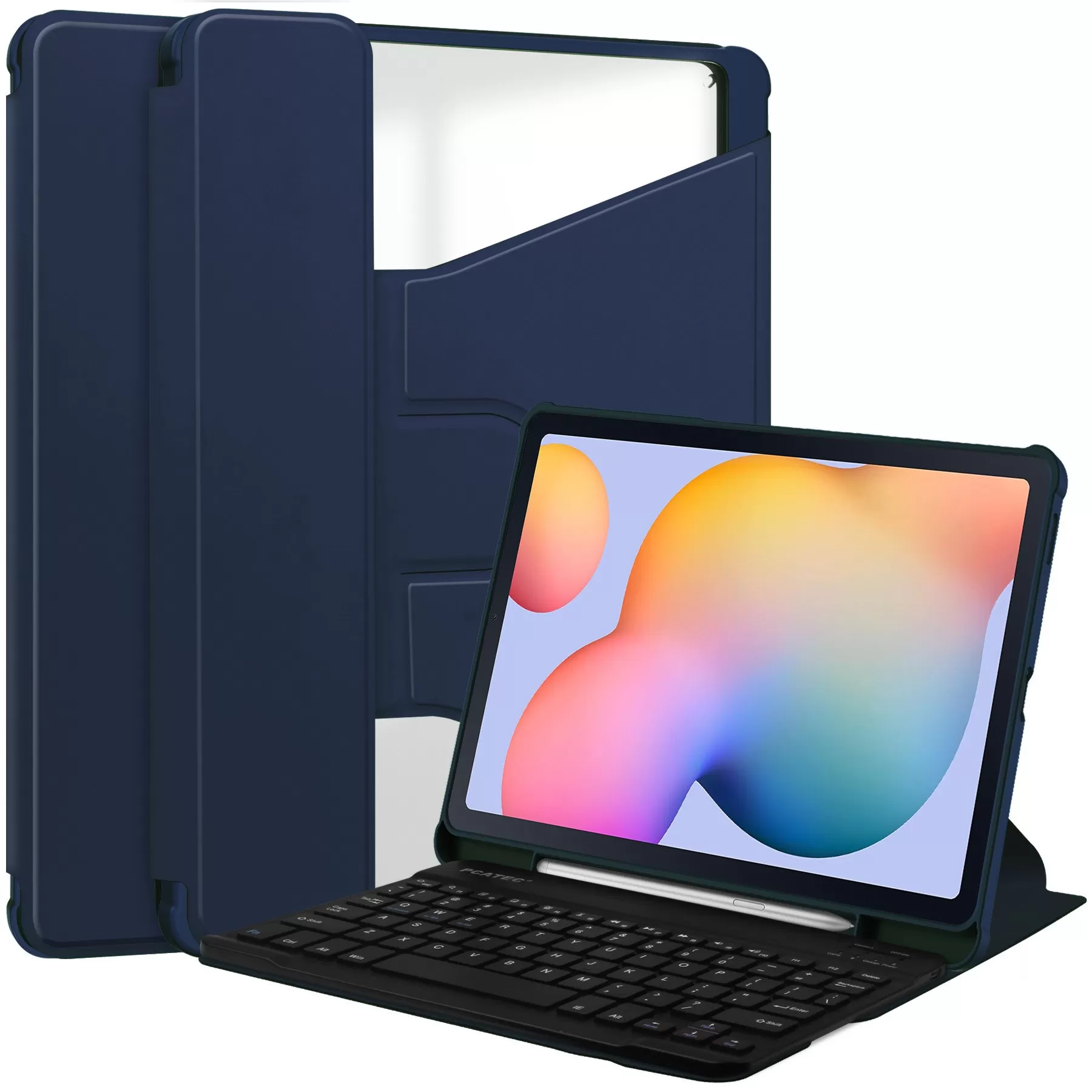 INF 360° Roterande Ställ Bluetooth Tangentbord + Fodral för compatible with Samsung Tab S6 Lite P610/615/613/619/620/625