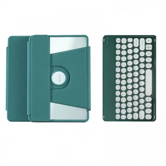 INF 360° Roterande Ställ Bluetooth Tangentbord + Fodral Kompatibelt med iPad 10.9/11 tum/Air 11 (2024)