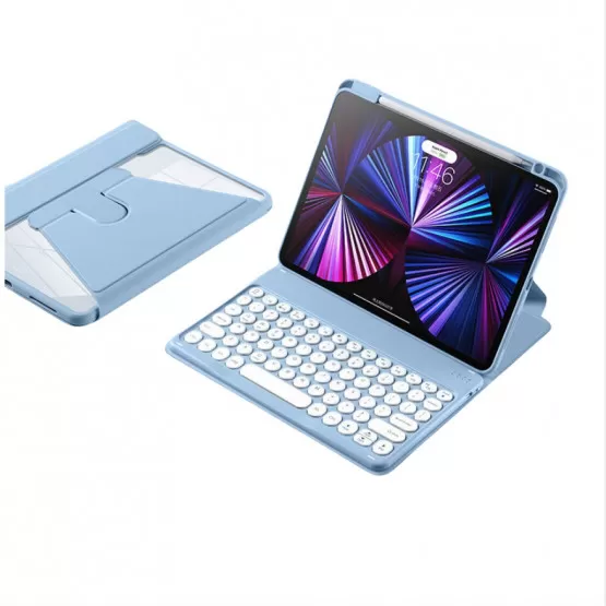 INF 360° Roterande Bluetooth-tangentbordsfodral för compatible with iPad Air 5/Air 4 10.9 tum - Skydda och förbättra din