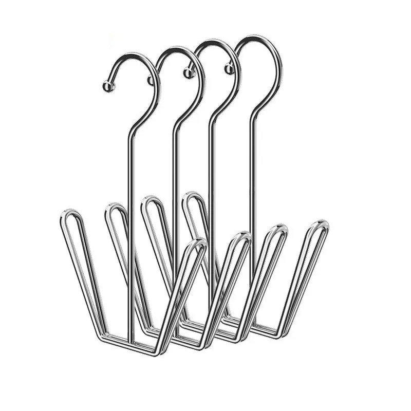 INF Rostfritt stål U-format skoställ, 4-pack - Perfekt för torkning av skor