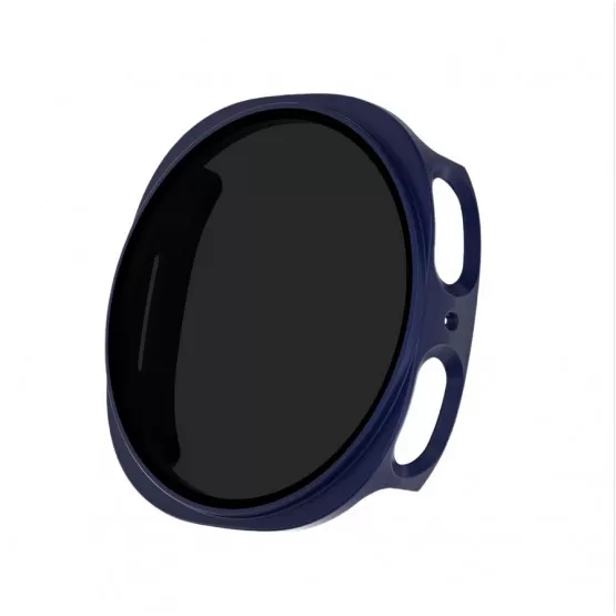 INF 40mm Skyddande Integritetsskal Kompatibelt Med Samsung Watch8, Mörkblå PC-material