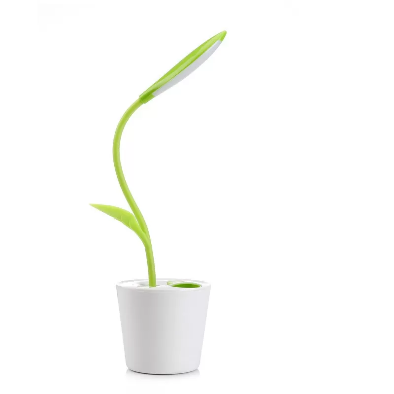 INF LED Doudou Miao (Pennställ) Skrivbordslampa - Kreativ Ögonskyddslampa Grön