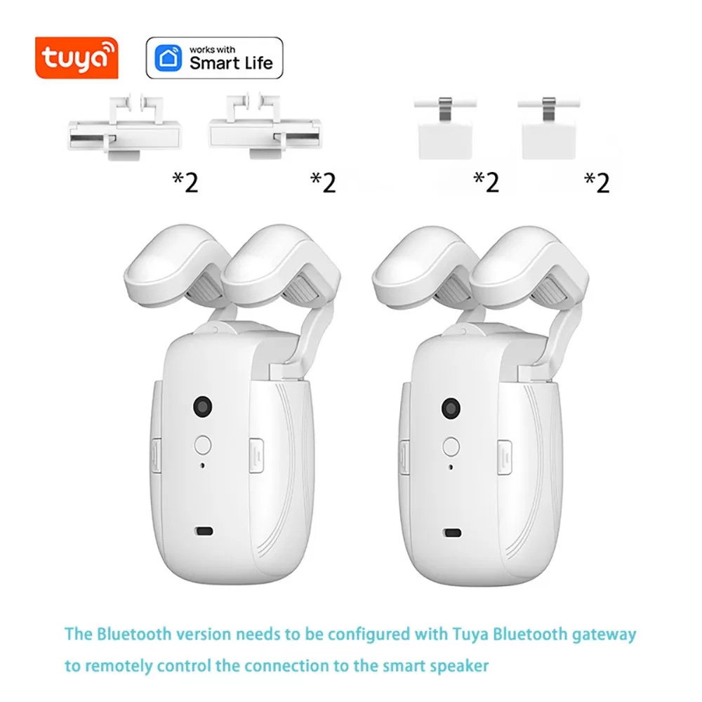 INF Smart Elektrisk Gardinmotor - Bluetooth Dubbelöppning Tre-i-ett