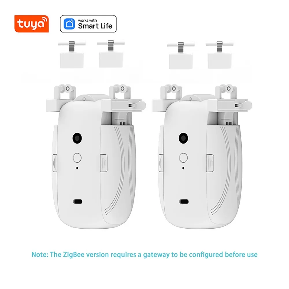 INF Smart Elektrisk Gardinmotor - ZigBee Dubbelöppning för T/U-skena