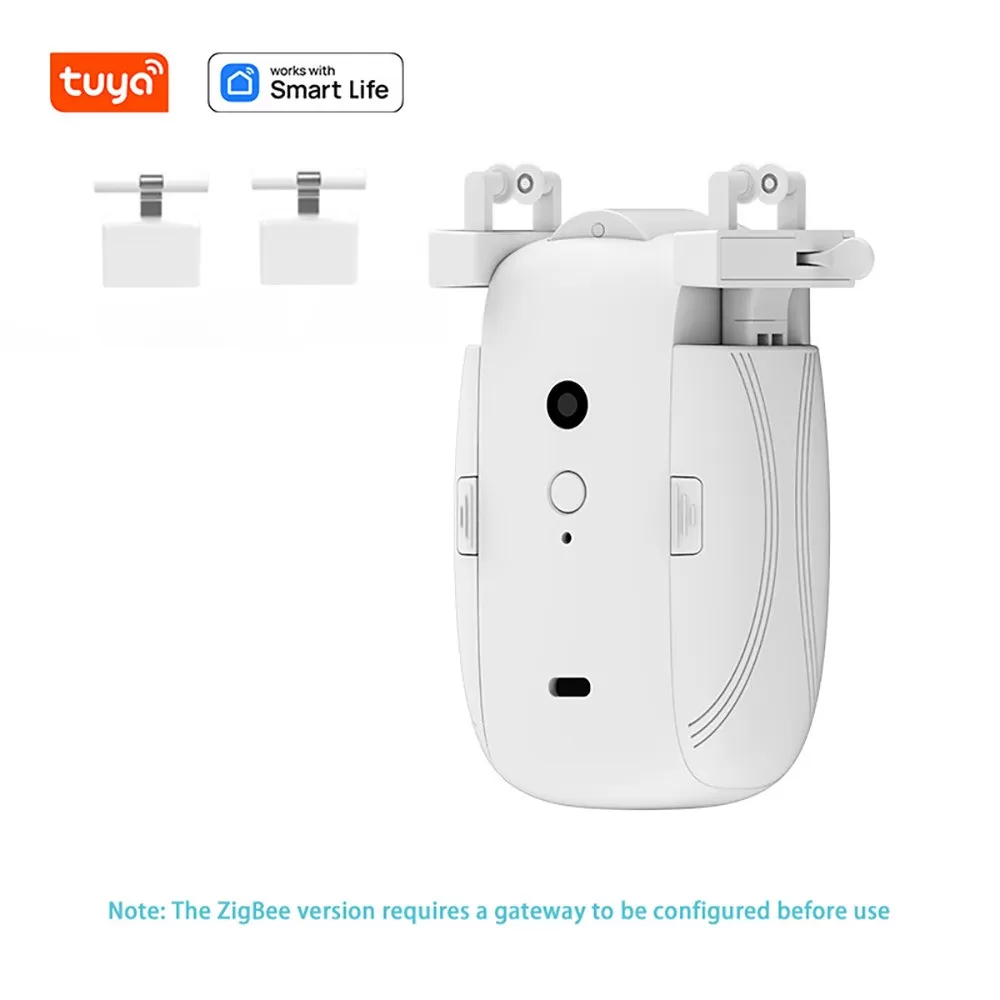 INF Smart Elektrisk Gardinmotor - ZigBee Enkelöppning för T/U-skena