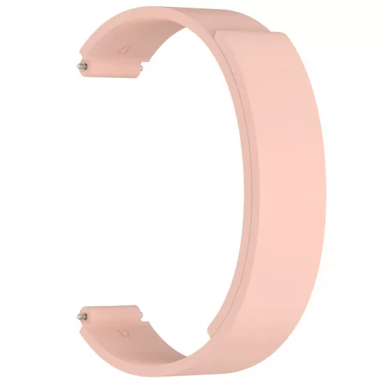 INF 12mm Silikonarmband med Magnetlås - Mjukt och Bekvämt Rosa