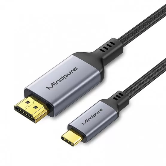INF Type-C till HDMI-kabel 4K/60Hz - Högupplöst skärmdelning 1,2 m