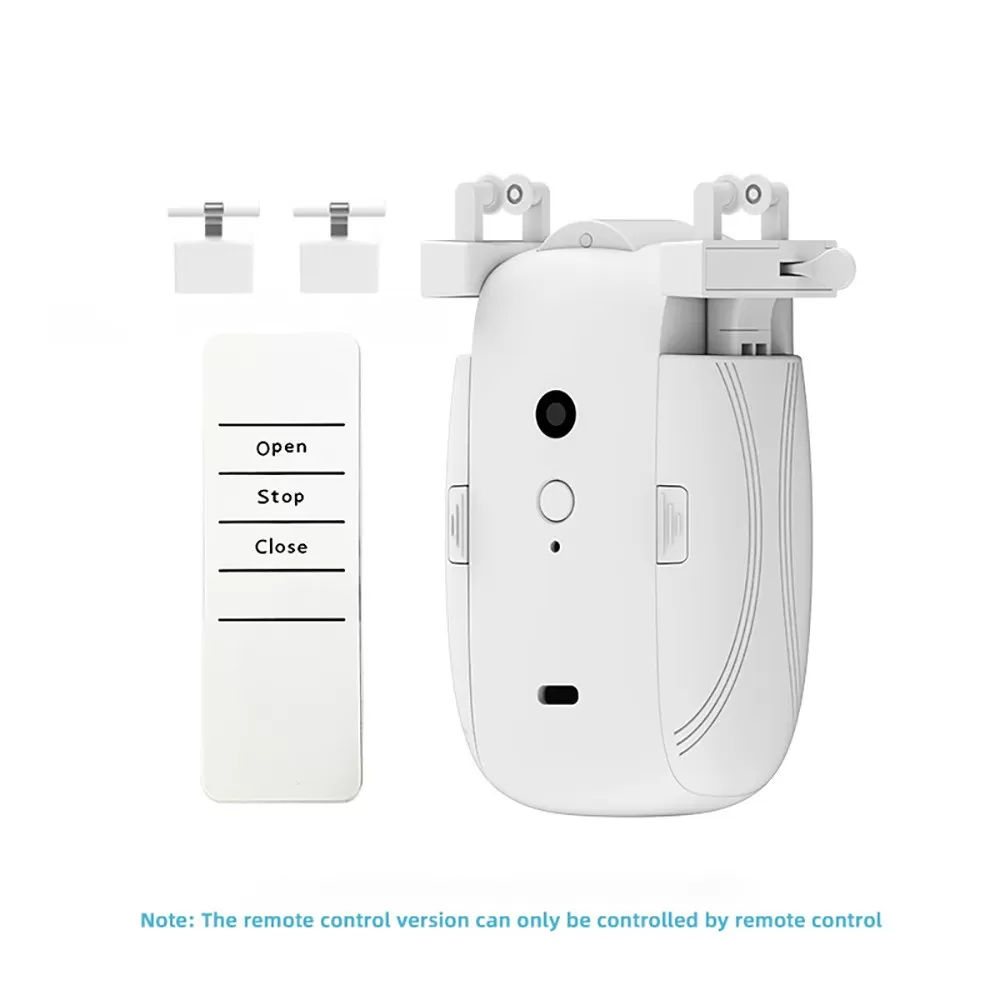 INF Smart Elektrisk Gardinmotor - Fjärrkontroll Enkelöppning för T/U-skena