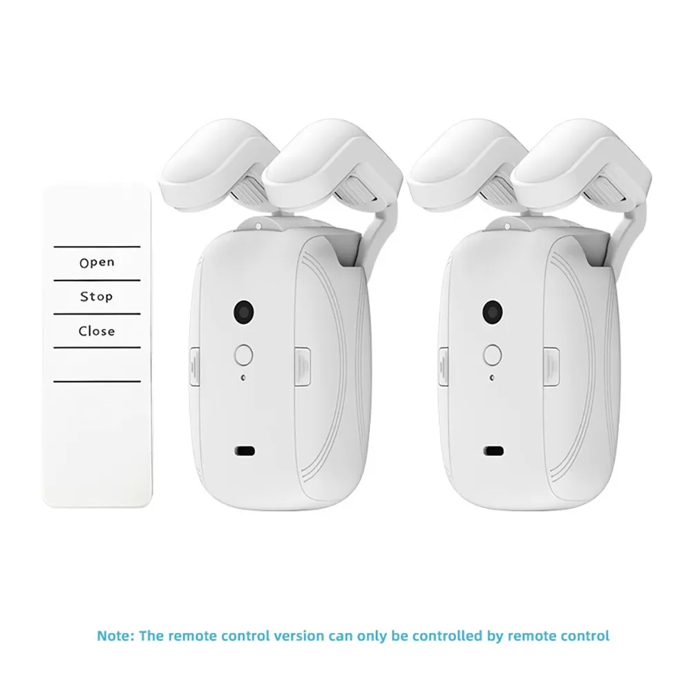 INF Smart Elektrisk Gardinmotor - Fjärrkontroll Dubbel Öppning för Romerska Stänger