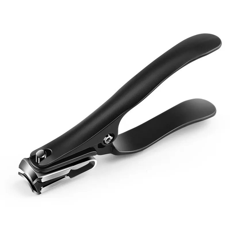 INF 360° Roterande Nagelklippare med Långt Handtag - Rostfritt Stål, Svart