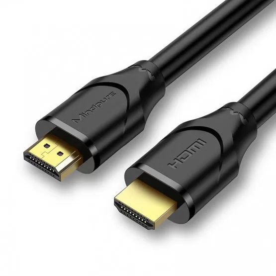 INF HDMI-kabel 2.0 – 4K Högupplöst Anslutningskabel för Dator, TV och Digitalbox 1 m