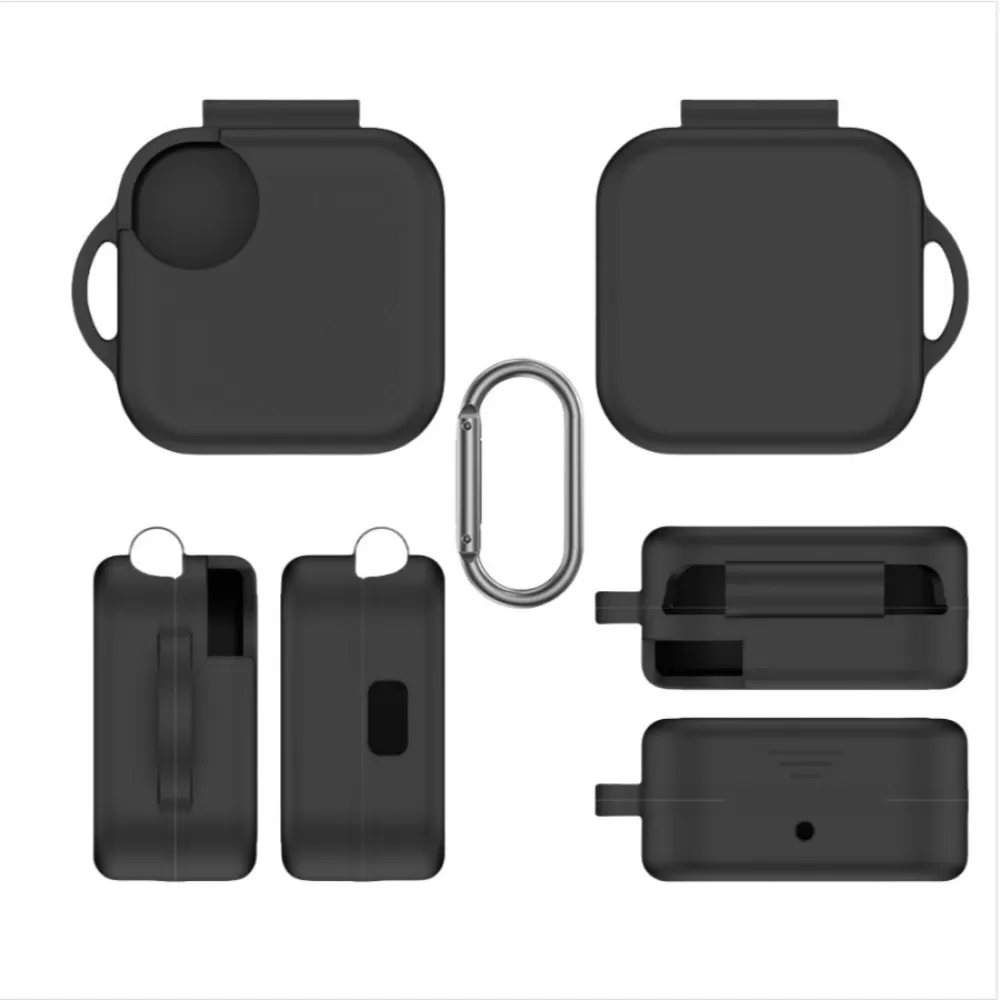 INF Silikonfodral för Buds Pro2/2plus/2 Universal Bluetooth Hörlurar - Skydda dina hörlurar med stil och komfort Svart