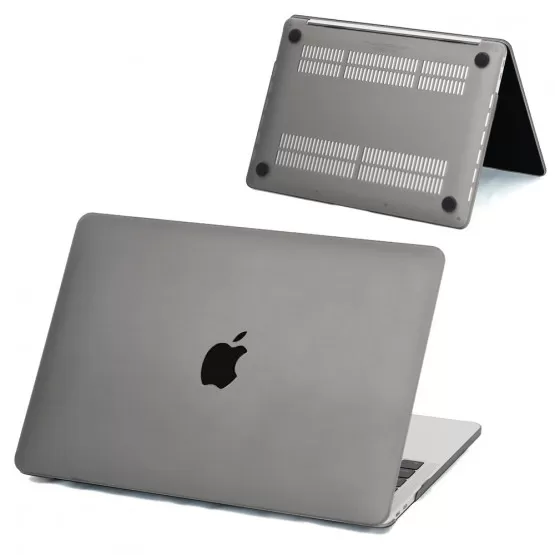 INF Kompatibel med (2018-2016 Pro 15 (A1707/A1990)) Apple MacBook Air Skyddsfodral - Grå, Matt Håldesign för Överlägset Skydd