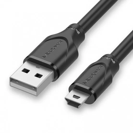 INF USB 2.0 till Mini 5-Pin T-Port Datakabel - Ladda och Synkronisera dina enheter 1,5 miljoner