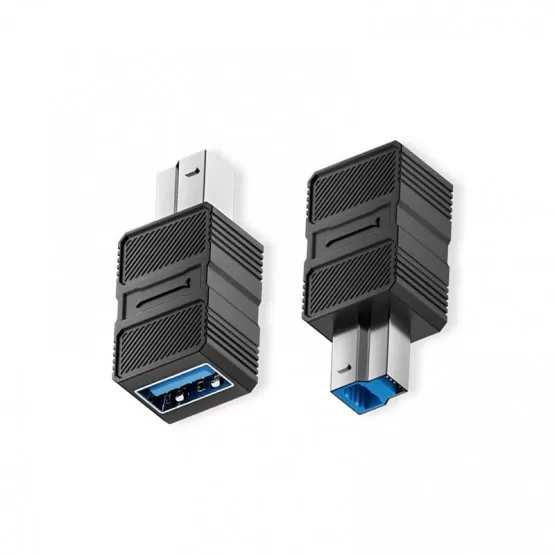 INF USB 3.0 B Hane till A Hona Adapter - Höghastighetsöverföring (2-pack)