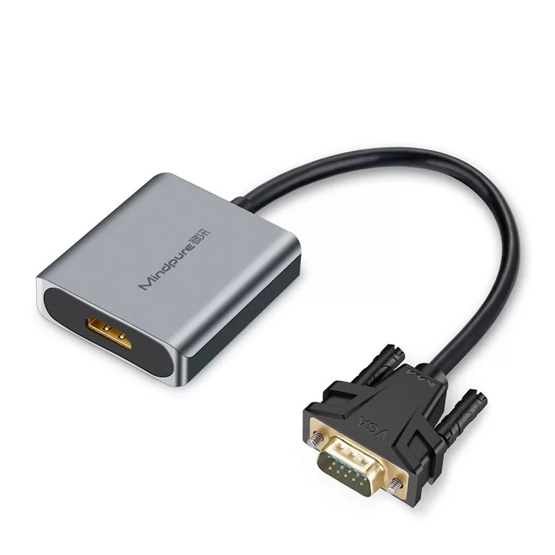 INF VGA till HDMI-omvandlare - Uppgraderad version för dator och bildskärm