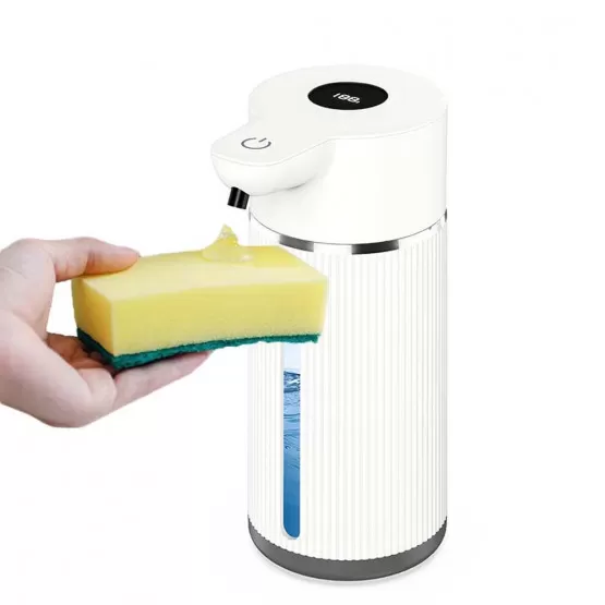 INF Automatisk Tvålautomat med Skärm - Droppmodell, 420ml Vit