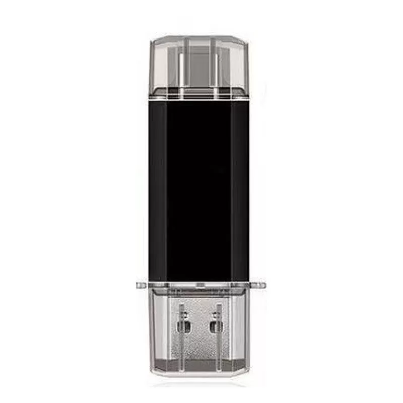 INF Kort 2-i-1 USB-minne Höghastighets USB 3.0 128 GB Svart 128 GB