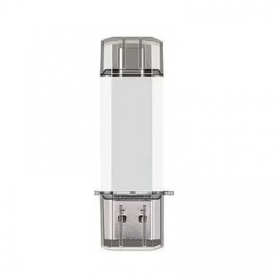 INF Kort 2-i-1 USB-minne Höghastighets USB 3.0 128 GB Vit 128 GB