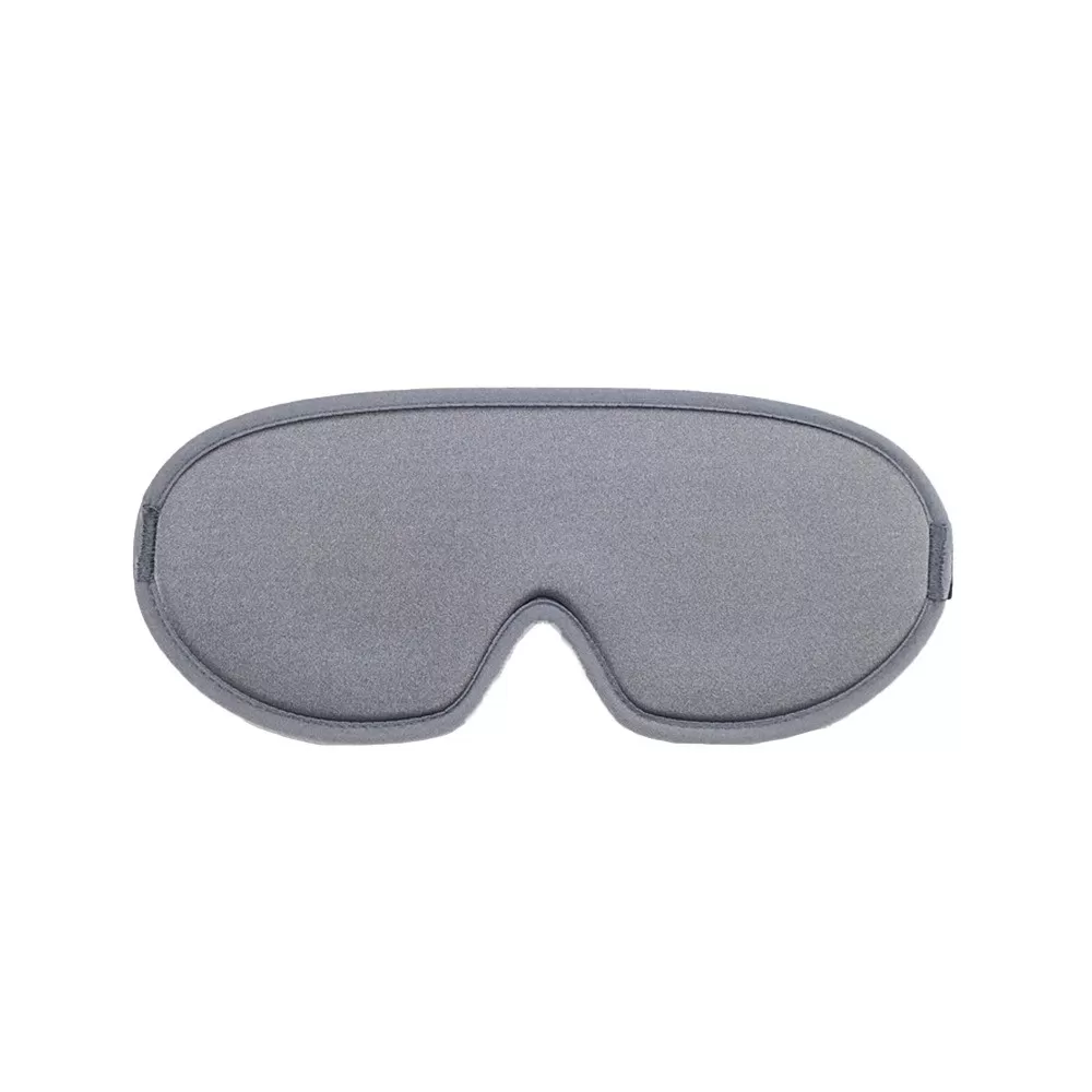 INF 3D Sovmask med Lycra och Svalkande Silke - För Optimal Sömn Grå