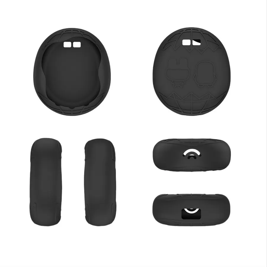 INF Silikonskal för Tamagotchi Uni - Skydda din elektroniska vän! Svart